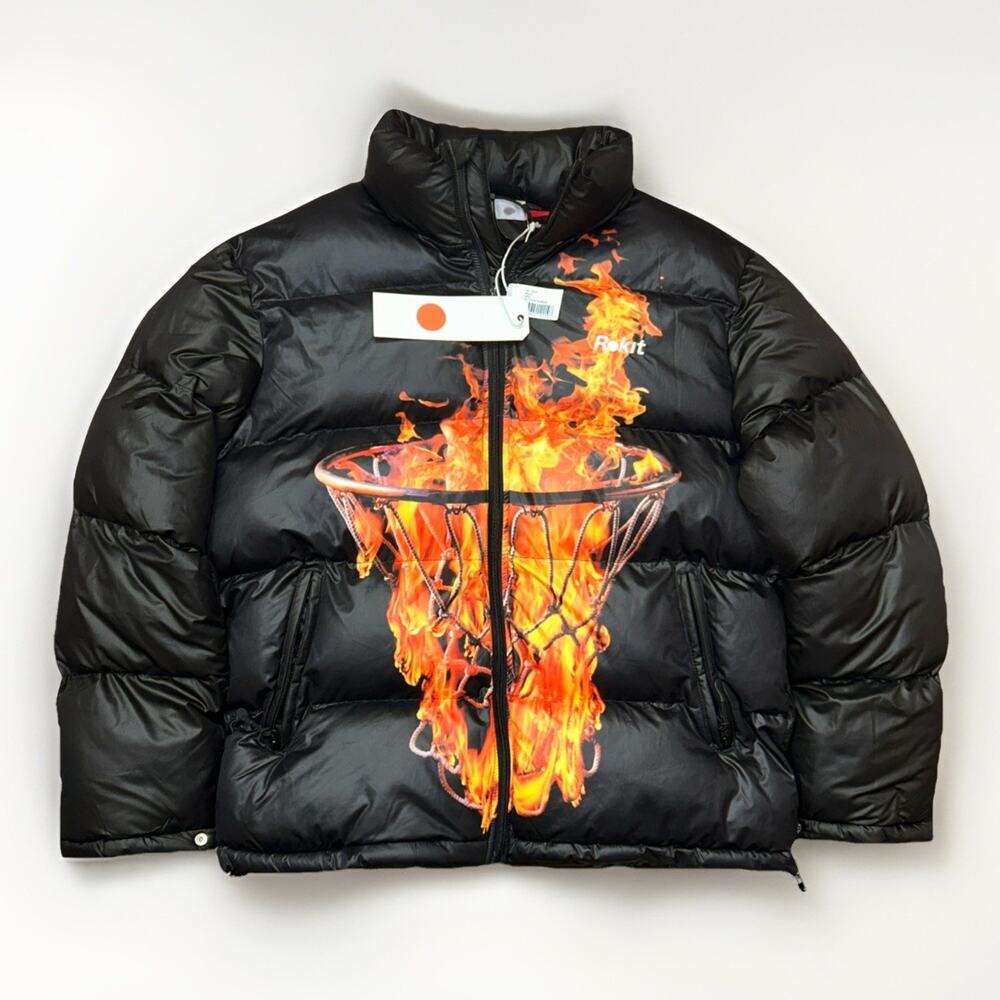 Rokit Halftime Bubble Puffer Jacket- Size Medium